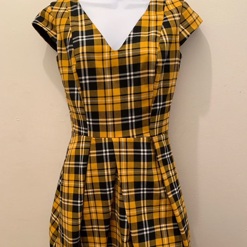 Copious Stripe balloon dress